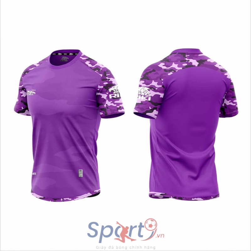 BỘ QUẦN ÁO BÓNG ĐÁ RIKI CAMOR - MÀU TÍM