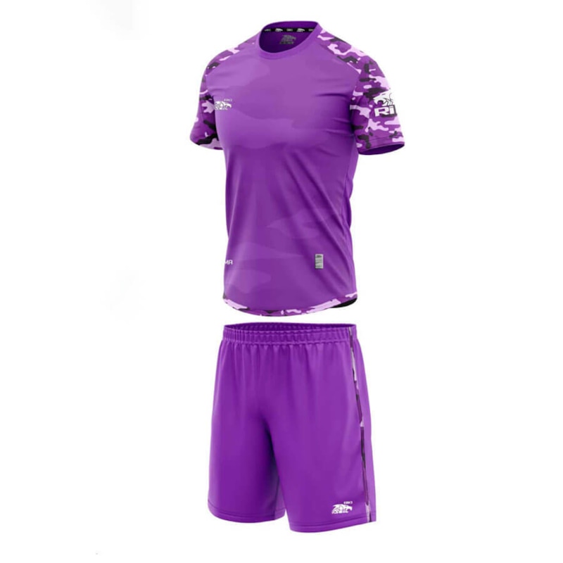 BỘ QUẦN ÁO BÓNG ĐÁ RIKI CAMOR - MÀU TÍM