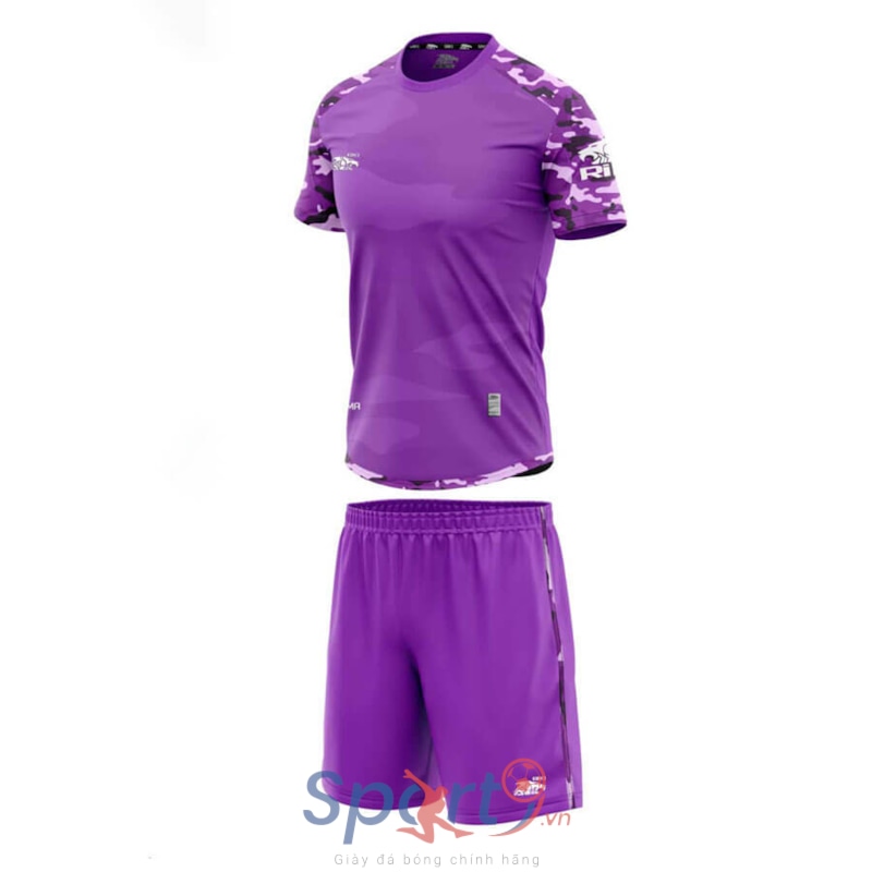 BỘ QUẦN ÁO BÓNG ĐÁ RIKI CAMOR - MÀU TÍM
