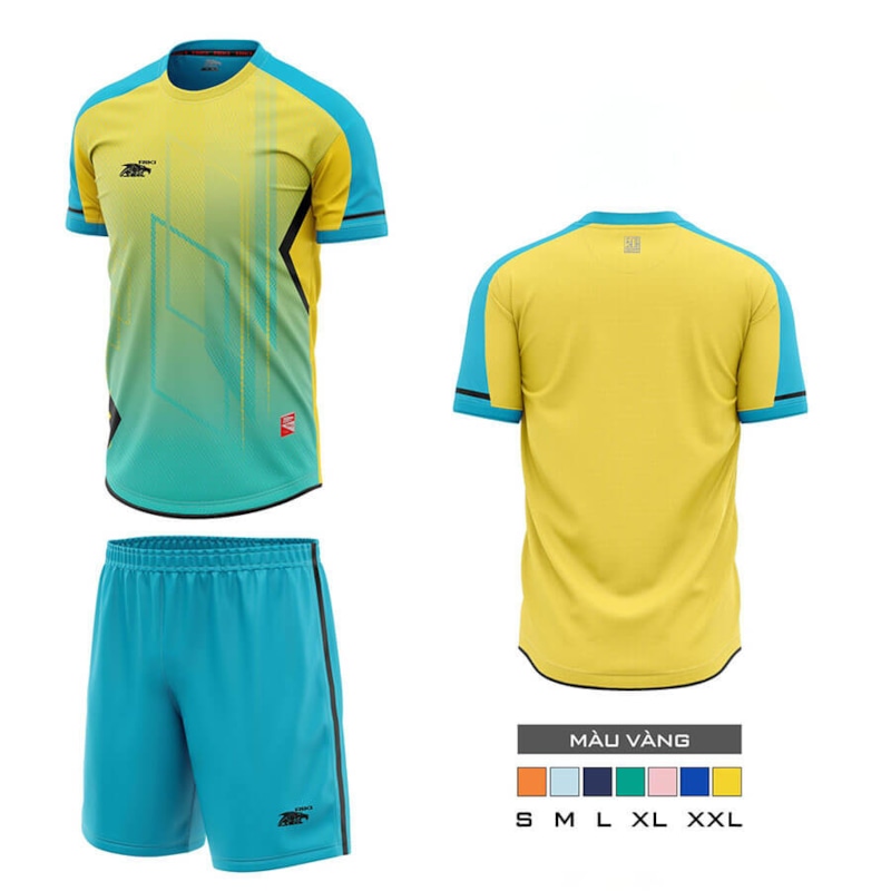 BỘ QUẦN ÁO BÓNG ĐÁ RIKI GEM - MÀU VÀNG