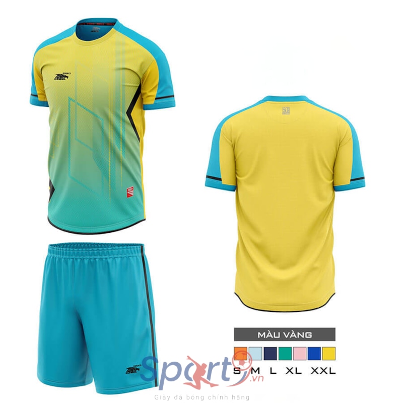 BỘ QUẦN ÁO BÓNG ĐÁ RIKI GEM - MÀU VÀNG