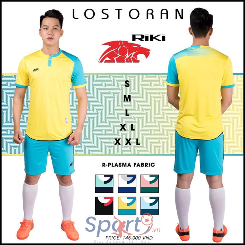 BỘ QUẦN ÁO BÓNG ĐÁ RIKI LOSTORAN - MÀU VÀNG