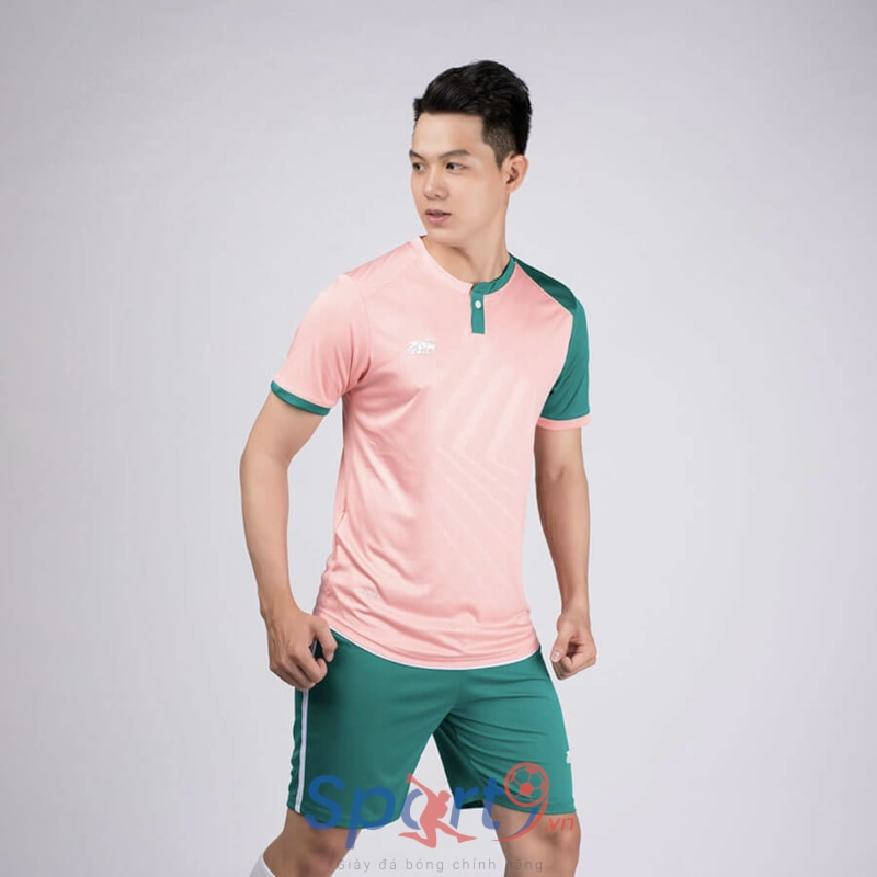 BỘ QUẦN ÁO BÓNG ĐÁ RIKI LOSTORAN - MÀU HỒNG CORAL