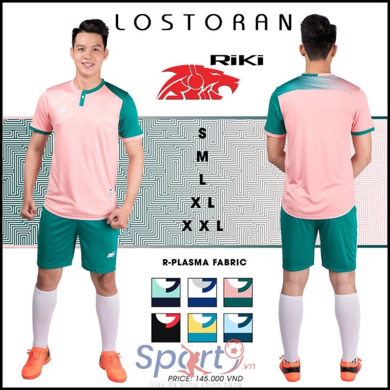 BỘ QUẦN ÁO BÓNG ĐÁ RIKI LOSTORAN - MÀU HỒNG CORAL