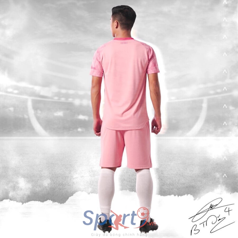 BỘ QUẦN ÁO BÓNG ĐÁ EGAN ALPHA TD04 BÙI TIẾN DŨNG - MÀU HỒNG