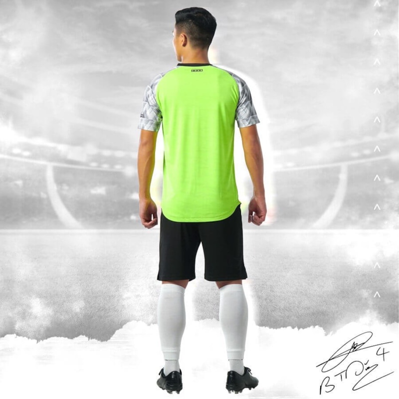 BỘ QUẦN ÁO BÓNG ĐÁ EGAN ALPHA TD04 BÙI TIẾN DŨNG - MÀU XANH CHUỐI