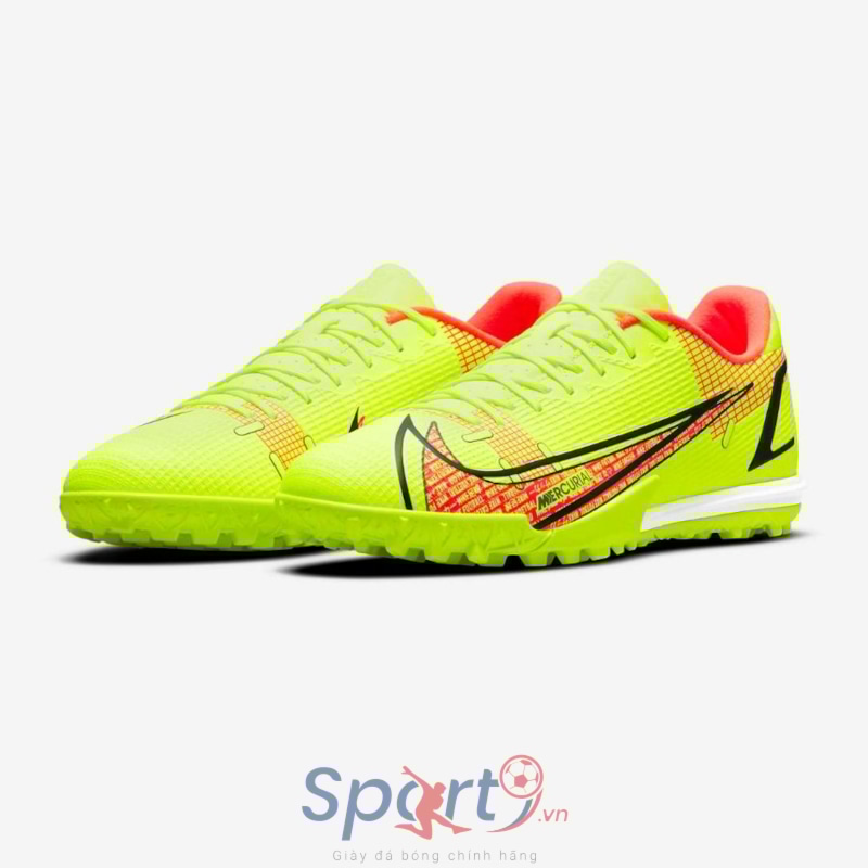 Nike Mercurial Vapor 14 Academy TF Motivation - Màu Xanh Neon - CV0978-760