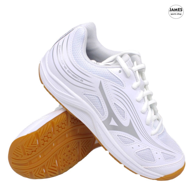 MIZUNO GIÀY INDOOR MIZUNO CYCLONE SPEED 3 TRẮNG BẠC