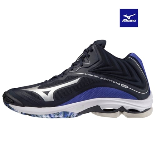 MIZUNO WAVE LIGHTNING Z6 MID NEW BẠC TÍM XANH