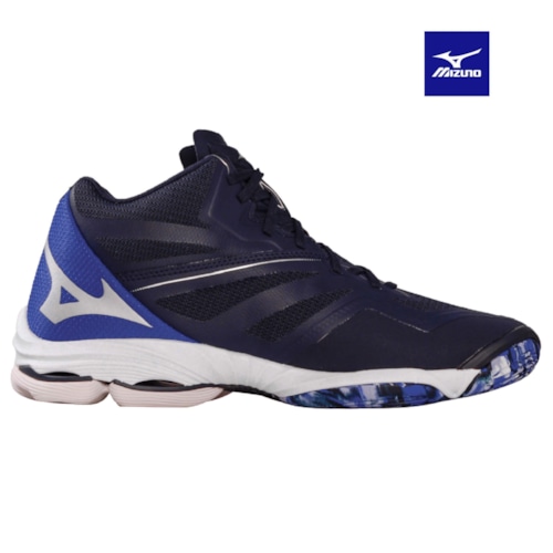 MIZUNO WAVE LIGHTNING Z6 MID NEW BẠC TÍM XANH