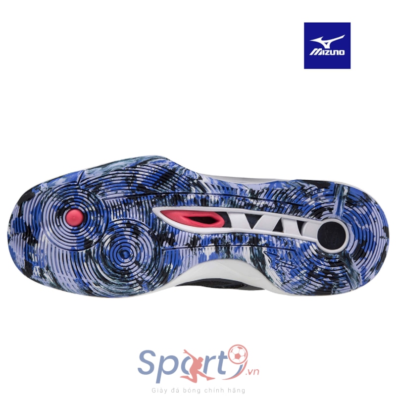 MIZUNO WAVE MOMENTUM 2 MID BẠC TÍM XANH