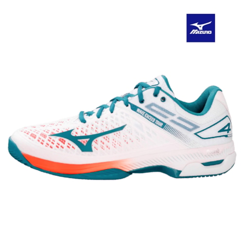 MIZUNO WAVE EXCEED TOUR 4 AC 2021 TRẮNG XANH ĐỎ