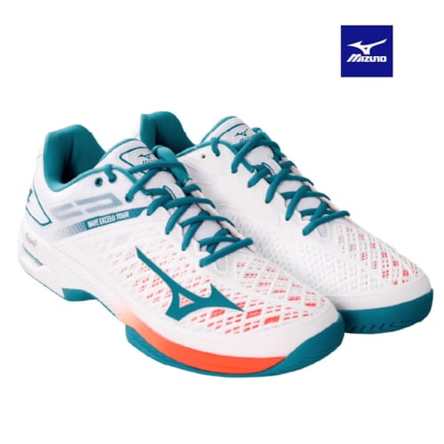 MIZUNO WAVE EXCEED TOUR 4 AC 2021 TRẮNG XANH ĐỎ