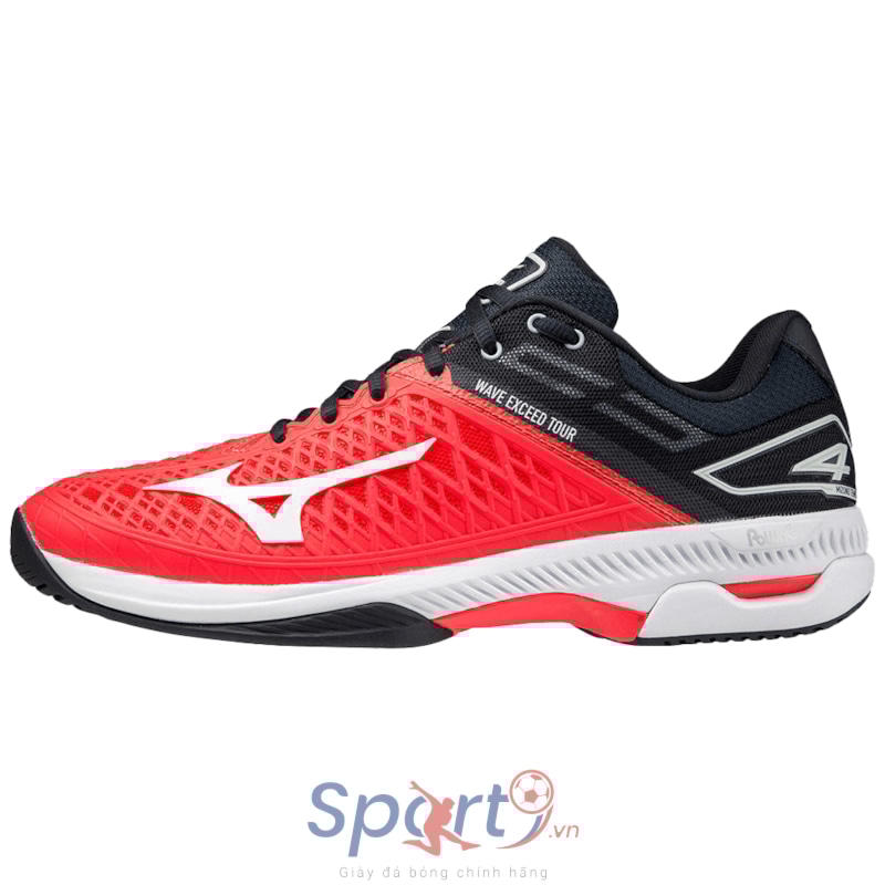 MIZUNO WAVE EXCEED TOUR 4 AC 2021 ĐỎ TRẮNG ĐEN