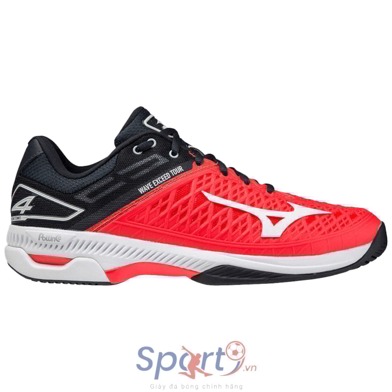 MIZUNO WAVE EXCEED TOUR 4 AC 2021 ĐỎ TRẮNG ĐEN