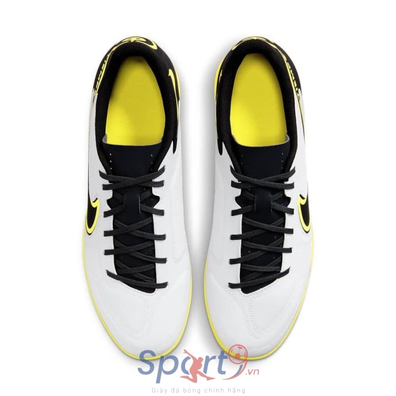 Nike Tiempo Legend 9 Club TF - Màu Trắng/Đen/Vàng - DA1193-107