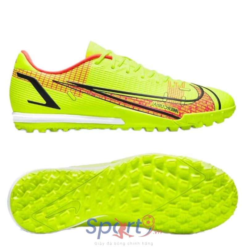 Nike Mercurial Vapor 14 Academy TF Motivation - Màu Xanh Neon - CV0978-760