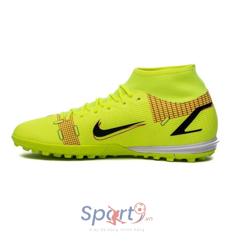 Nike Mercurial Superfly 8 Academy TF Motivation - Màu Xanh Neon - CV0953-760