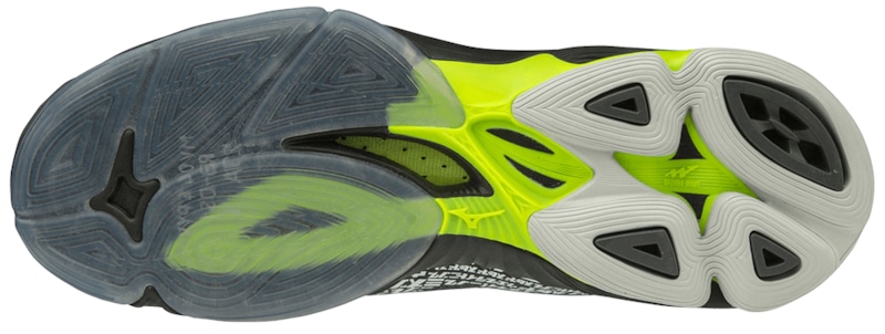 MIZUNO WAVE LIGHTNING Z6 MID ĐEN TRẮNG VÀNG