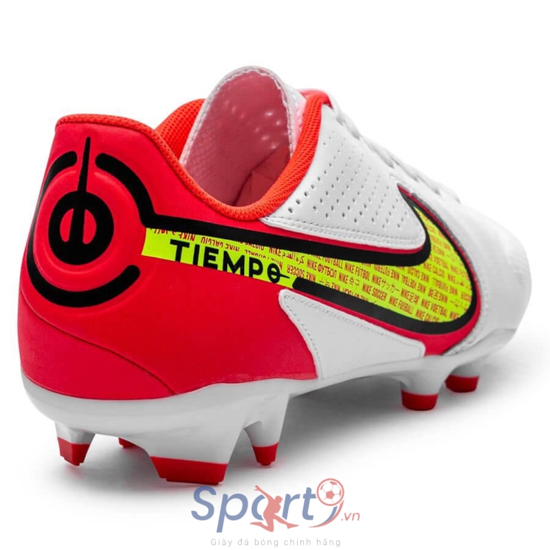 Nike Tiempo Legend 9 Academy MG Motivation - White/Volt/Bright Crimson
