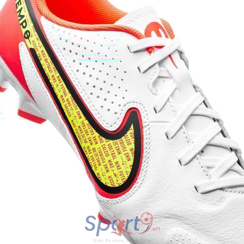 Nike Tiempo Legend 9 Academy MG Motivation - White/Volt/Bright Crimson