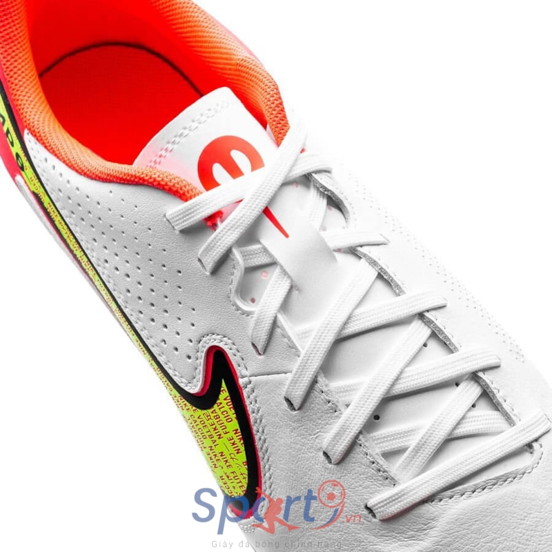 Nike Tiempo Legend 9 Academy MG Motivation - White/Volt/Bright Crimson