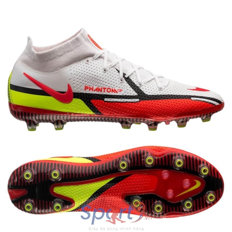 Nike Phantom GT 2 Elite DF AG-PRO Motivation - White/Bright Crimson/Volt/Black