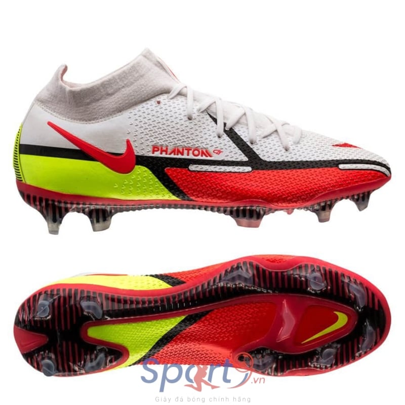 Nike Phantom GT 2 Elite DF FG Motivation - White/Bright Crimson/Volt/Black