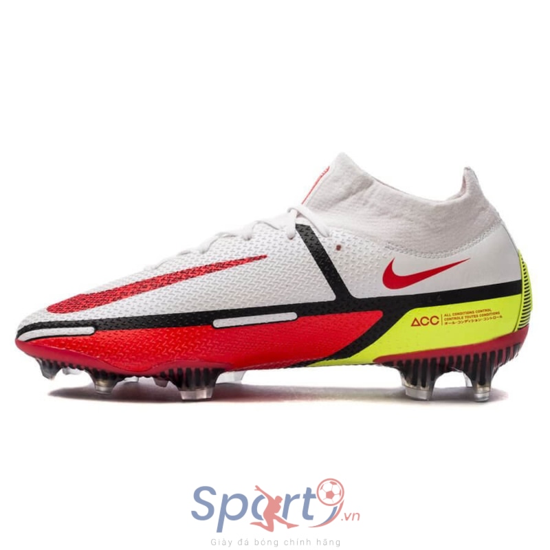 Nike Phantom GT 2 Elite DF FG Motivation - White/Bright Crimson/Volt/Black