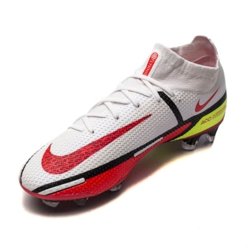 Nike Phantom GT 2 Elite DF FG Motivation - White/Bright Crimson/Volt/Black