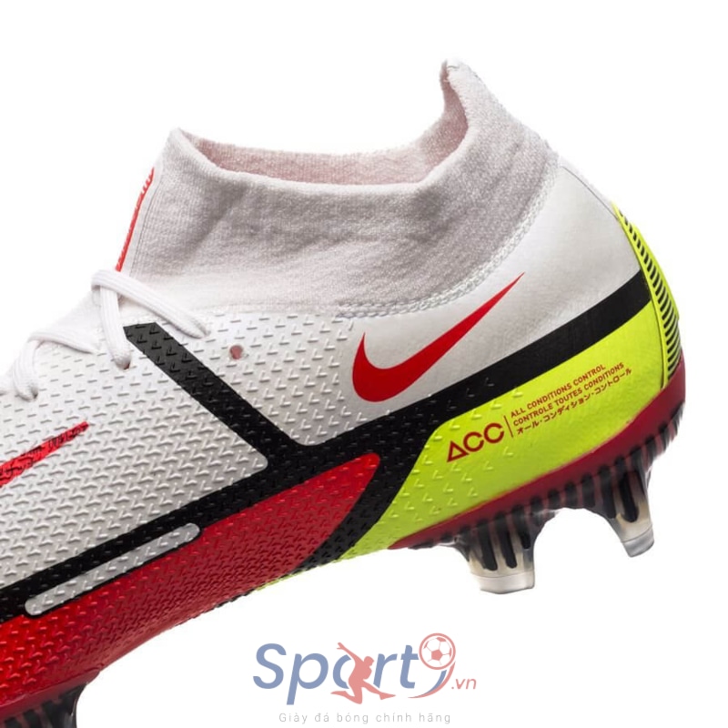 Nike Phantom GT 2 Elite DF FG Motivation - White/Bright Crimson/Volt/Black