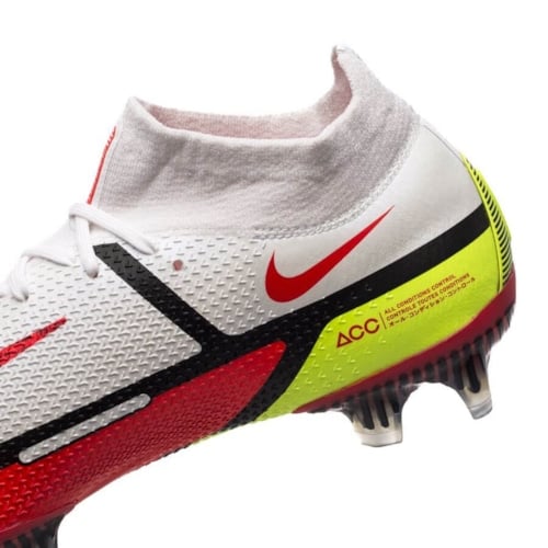 Nike Phantom GT 2 Elite DF FG Motivation - White/Bright Crimson/Volt/Black