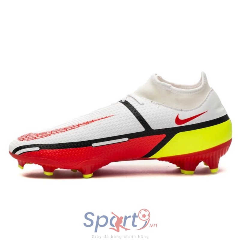 Nike Phantom GT 2 Academy DF MG Motivation - White/Bright Crimson/Volt