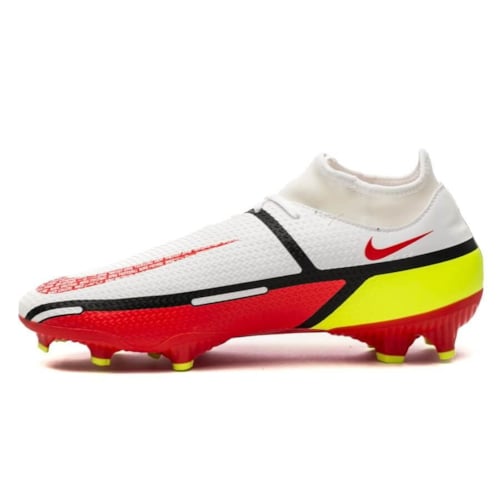 Nike Phantom GT 2 Academy DF MG Motivation - White/Bright Crimson/Volt