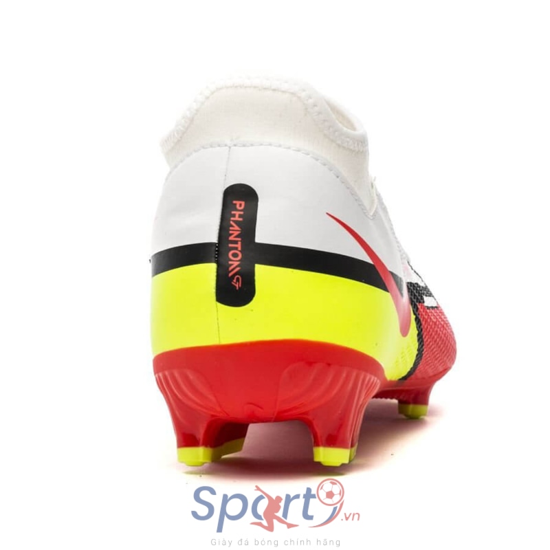 Nike Phantom GT 2 Academy DF MG Motivation - White/Bright Crimson/Volt