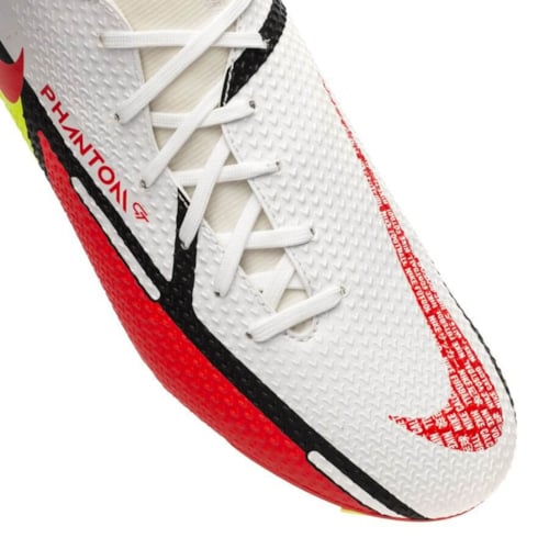 Nike Phantom GT 2 Academy DF MG Motivation - White/Bright Crimson/Volt