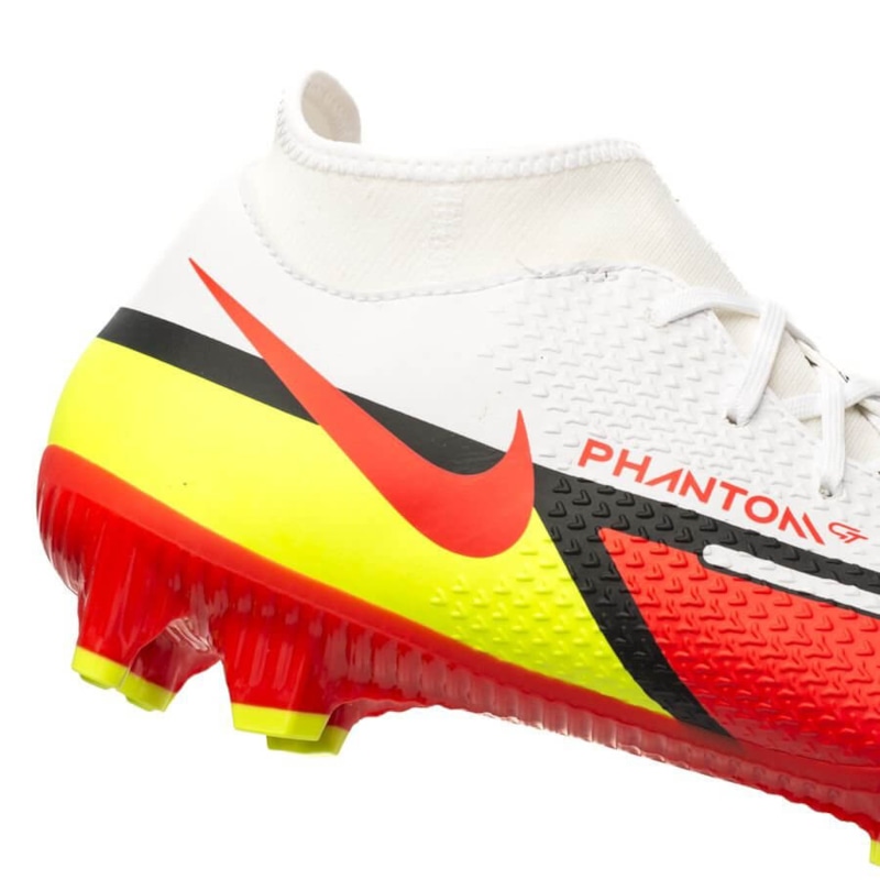 Nike Phantom GT 2 Academy DF MG Motivation - White/Bright Crimson/Volt