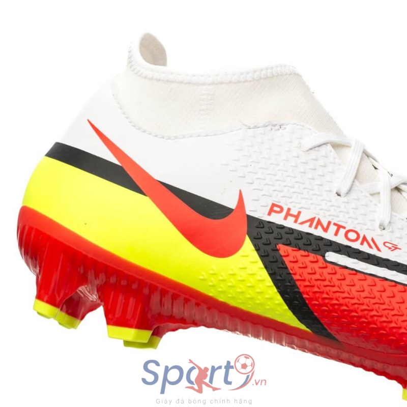 Nike Phantom GT 2 Academy DF MG Motivation - White/Bright Crimson/Volt