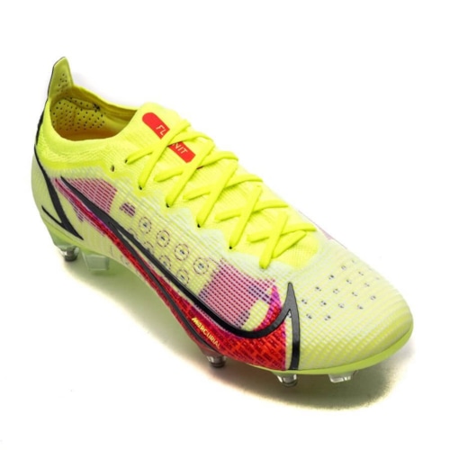 Nike Mercurial Vapor 14 Elite SG-PRO Anti-Clog Motivation - Volt/Bright Crimson/Black