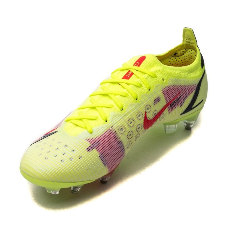 Nike Mercurial Vapor 14 Elite SG-PRO Anti-Clog Motivation - Volt/Bright Crimson/Black