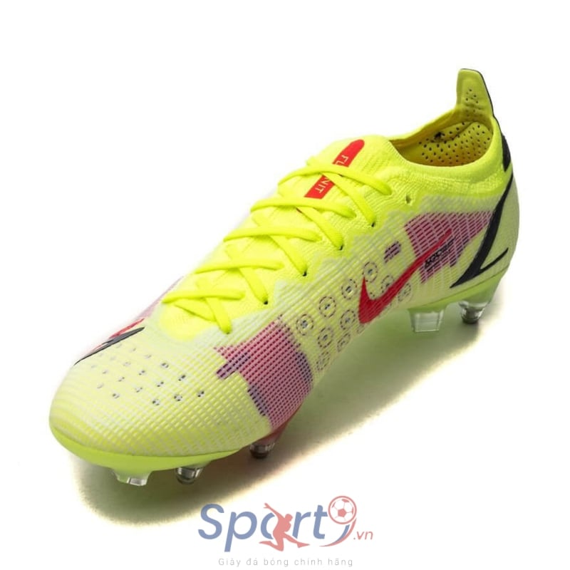 Nike Mercurial Vapor 14 Elite SG-PRO Anti-Clog Motivation - Volt/Bright Crimson/Black