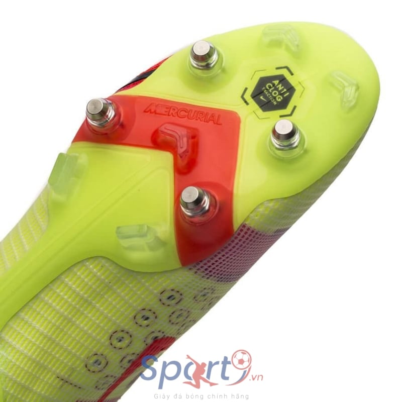 Nike Mercurial Vapor 14 Elite SG-PRO Anti-Clog Motivation - Volt/Bright Crimson/Black