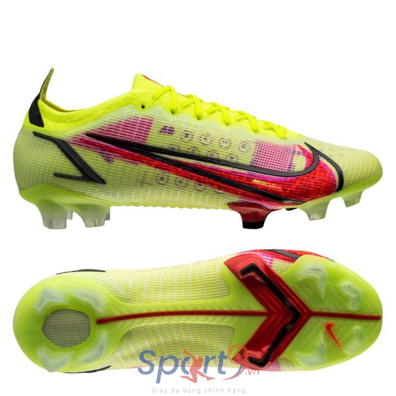 Nike Mercurial Vapor 14 Elite FG Motivation - Volt/Bright Crimson/Black