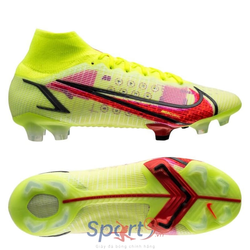 Nike Mercurial Superfly 8 Elite FG Motivation - Volt/Bright Crimson/Black