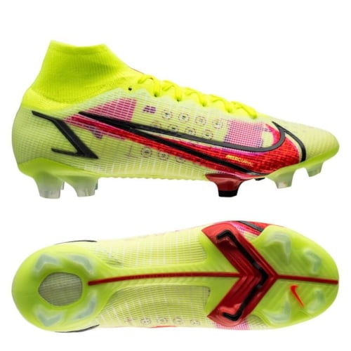 Nike Mercurial Superfly 8 Elite FG Motivation - Volt/Bright Crimson/Black