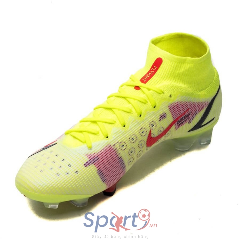 Nike Mercurial Superfly 8 Elite FG Motivation - Volt/Bright Crimson/Black