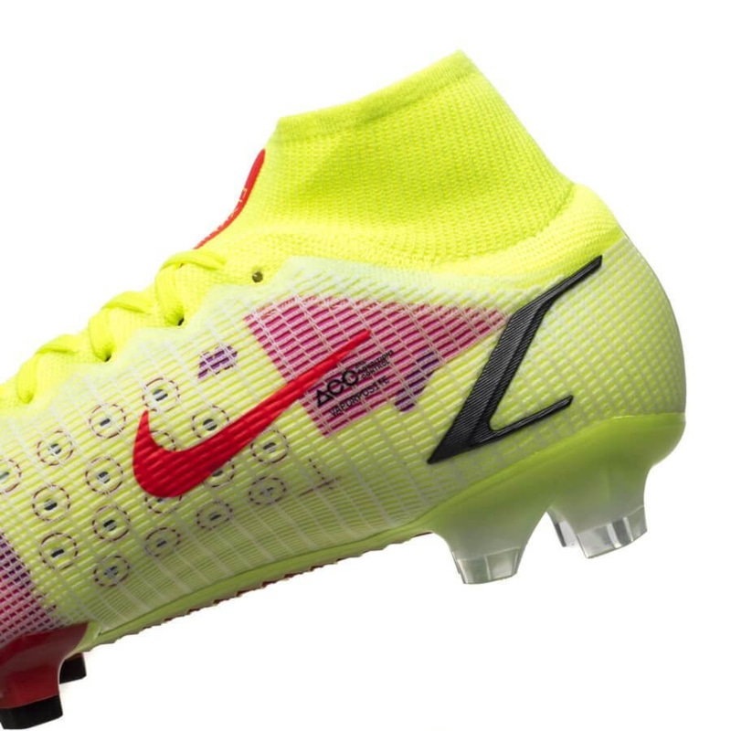 Nike Mercurial Superfly 8 Elite FG Motivation - Volt/Bright Crimson/Black