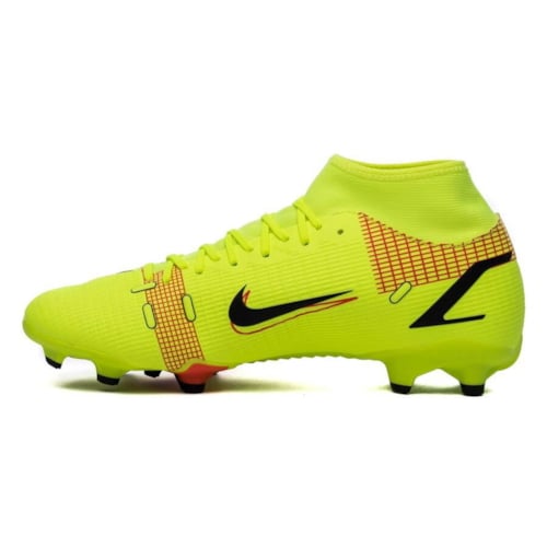 Nike Mercurial Superfly 8 Academy MG Motivation - Volt/Black/Bright Crimson