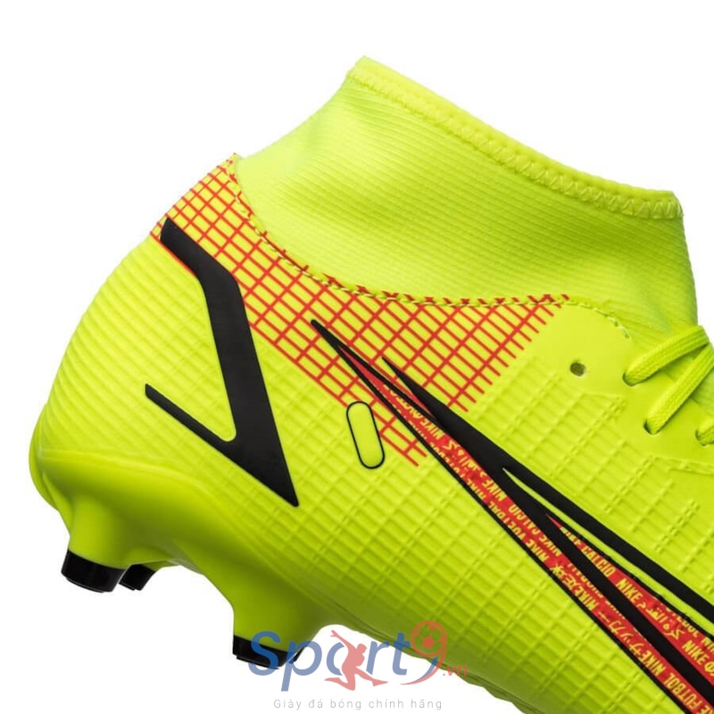 Nike Mercurial Superfly 8 Academy MG Motivation - Volt/Black/Bright Crimson
