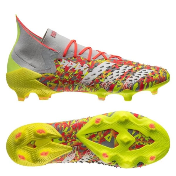 adidas Predator Freak .1 FG Numbers Up - Cool Grey/Footwear White/Solar Yellow